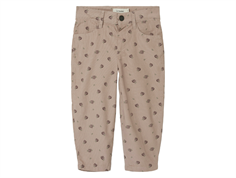 Lil Atelier gray morn floral pants